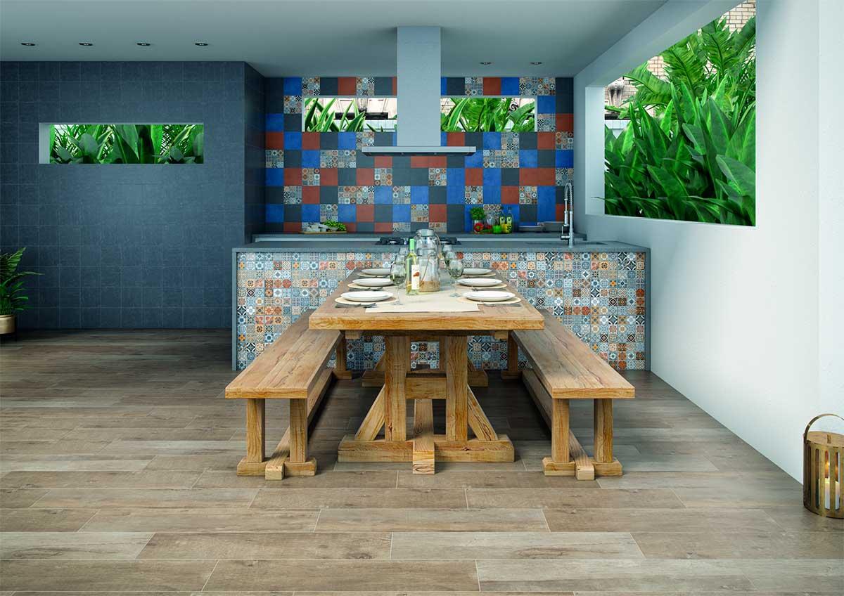 20X20 Piso / Muro – Tecali Multicolor