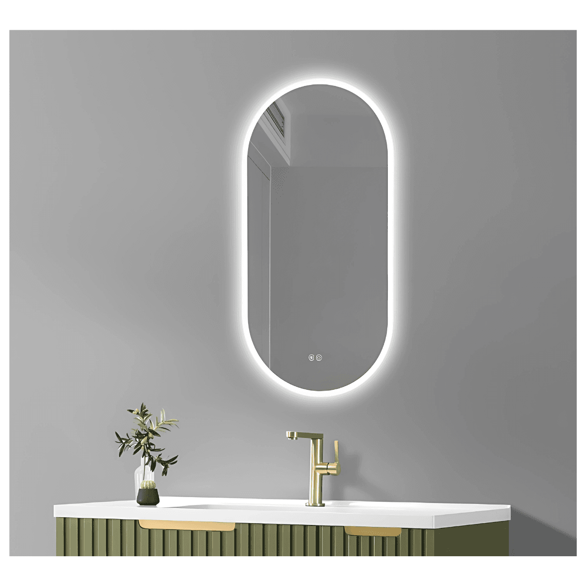 Espejo con luz LED Anti-empañante - EL6080L