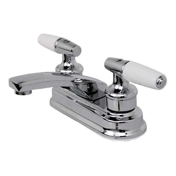 Mezcladora De 4 pulgadas Duomando para Lavabo Con Cubierta de Latón Piruli 23PR