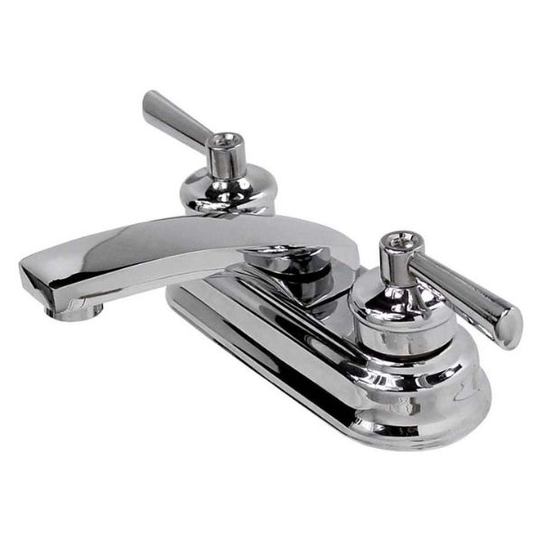 Mezcladora de 4 pulgadas Duomando para Lavabo Con Cubierta de Latón 24R