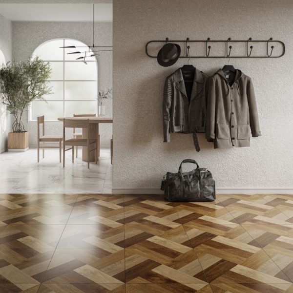 55x55 cm Piso Madera Girona Mix