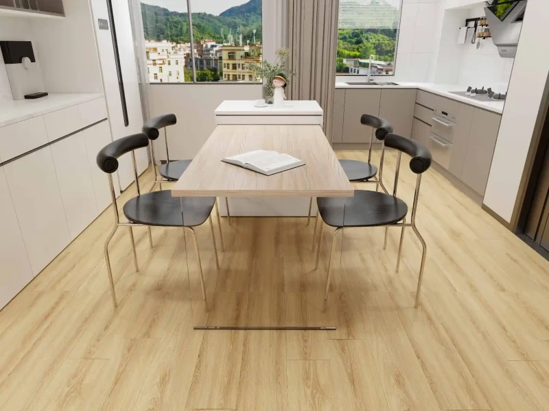 Piso Vinílico SPC Madera Elm Roble 18.2×122 cm